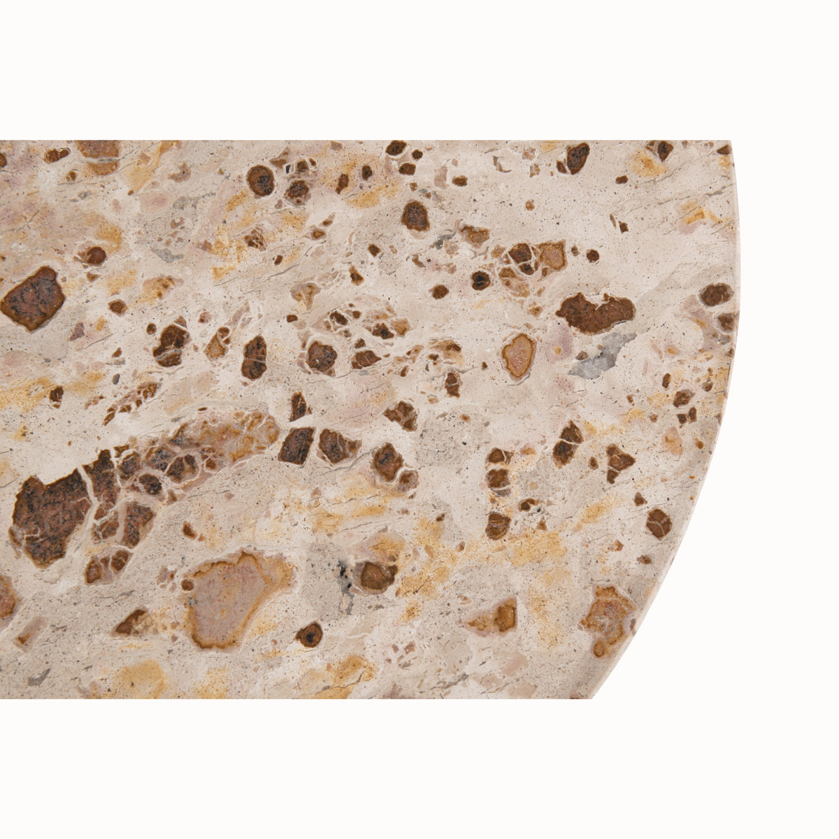 Mesa auxiliar Mathilde Mármol Natural/Beige J-Line