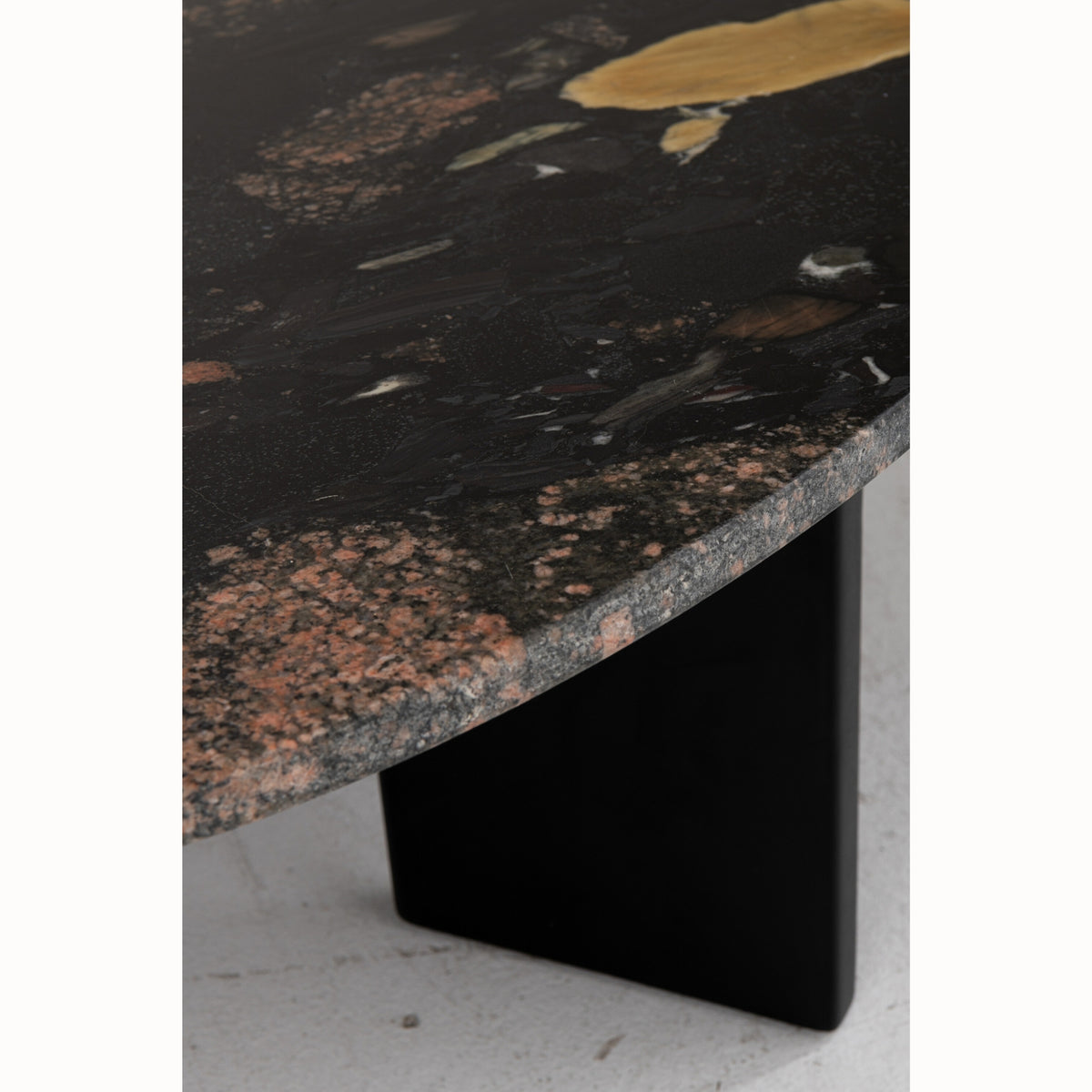 Mesa de centro Mathilde Mármol Negro/Melocotón J-Line