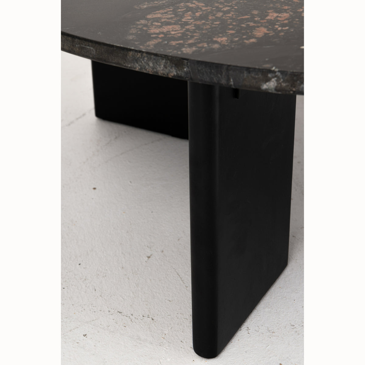 Mesa de centro Mathilde Mármol Negro/Melocotón J-Line