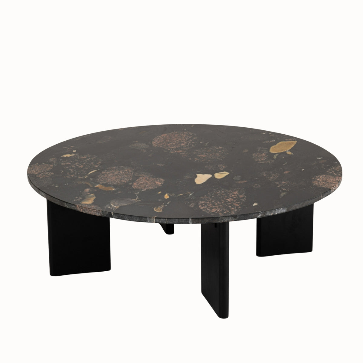 Mesa de centro Mathilde Mármol Negro/Melocotón J-Line