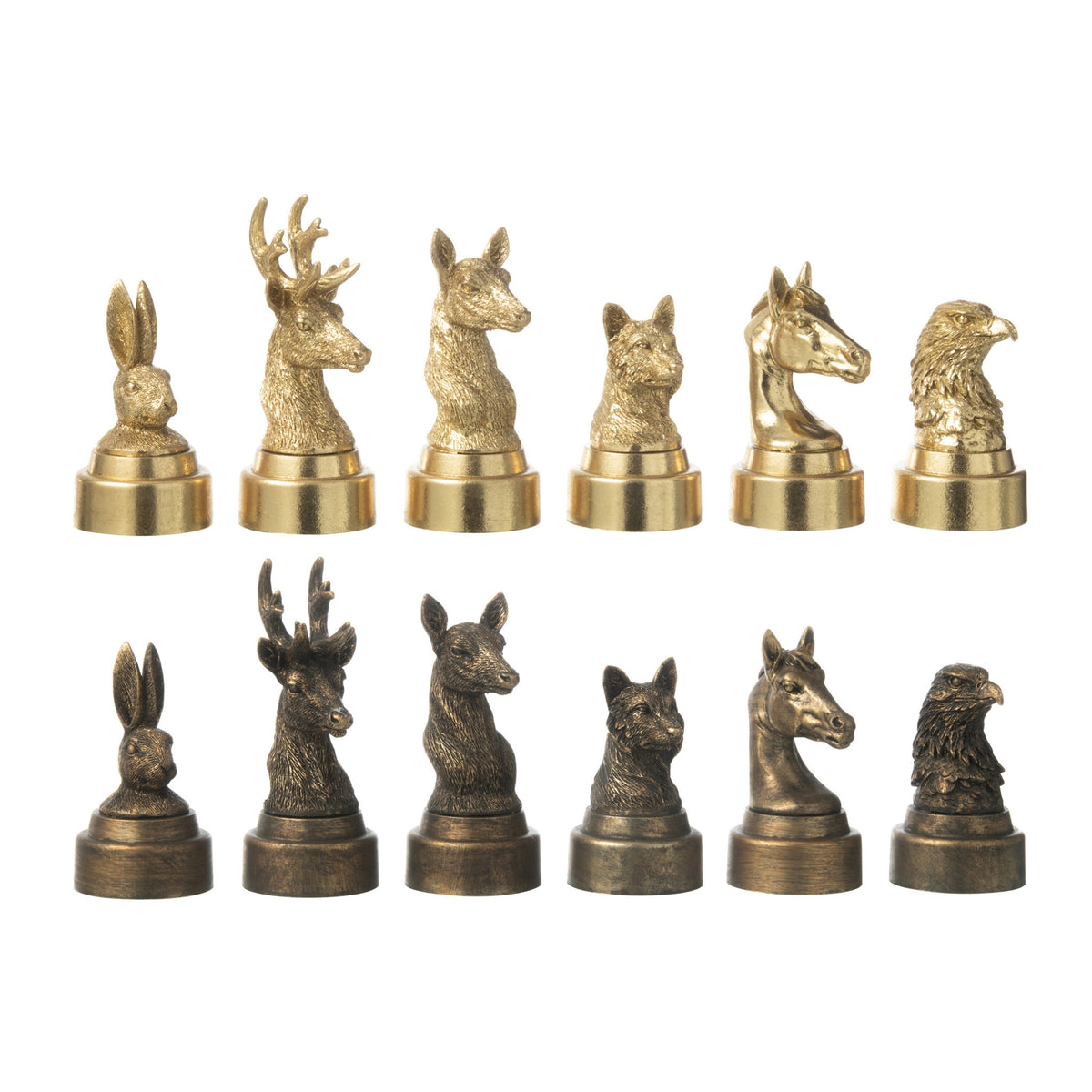 Juego de ajedrez Animales Polirresina Mix J-Line