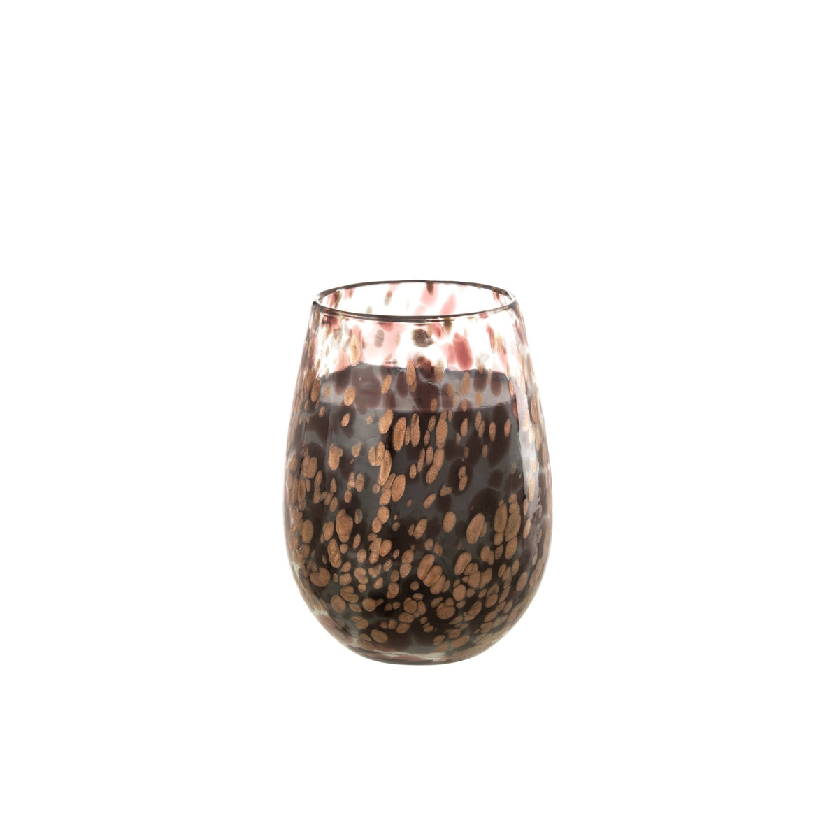 Vela aromática Mia Negro/Mix Cristal Mediana 120 horas J-Line