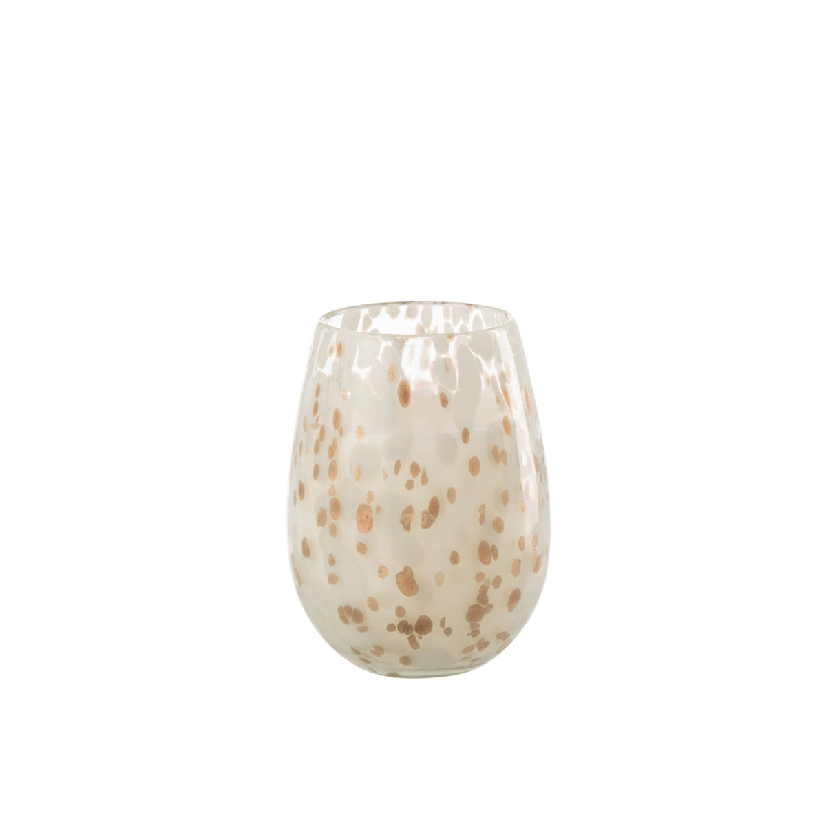 Vela aromática Mia Blanca/Mix Vidrio Mediana 120 horas J-Line