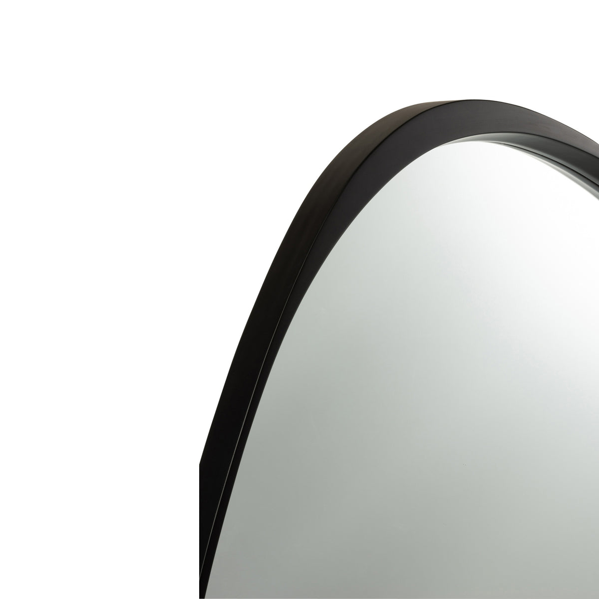 Espejo Giles MDF/vidrio negro grande J-Line
