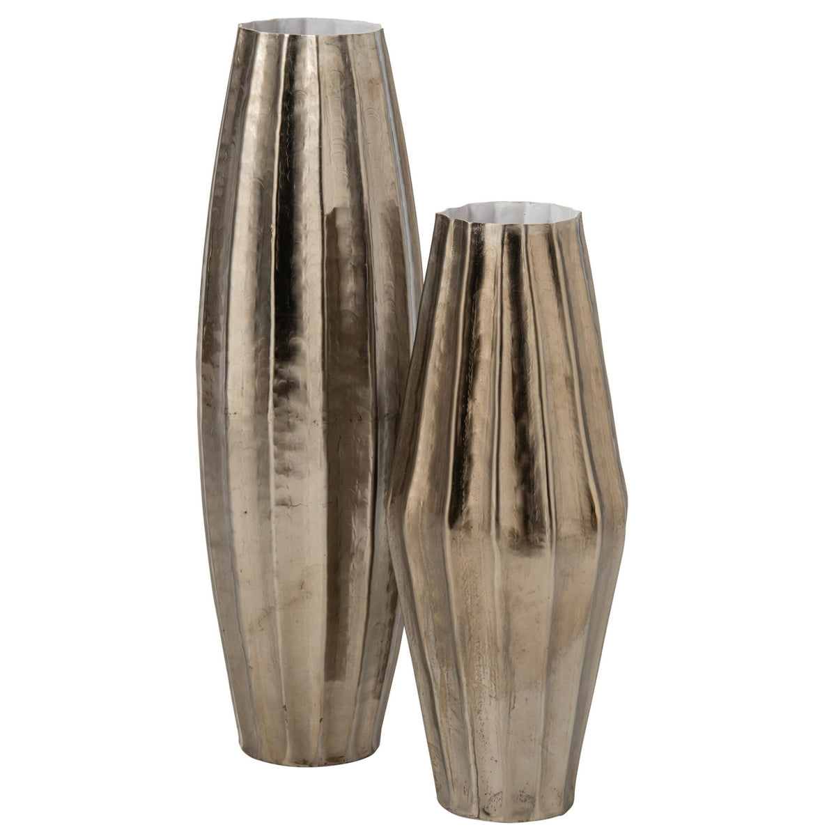 Jarrón de aluminio dorado pequeño J-Line