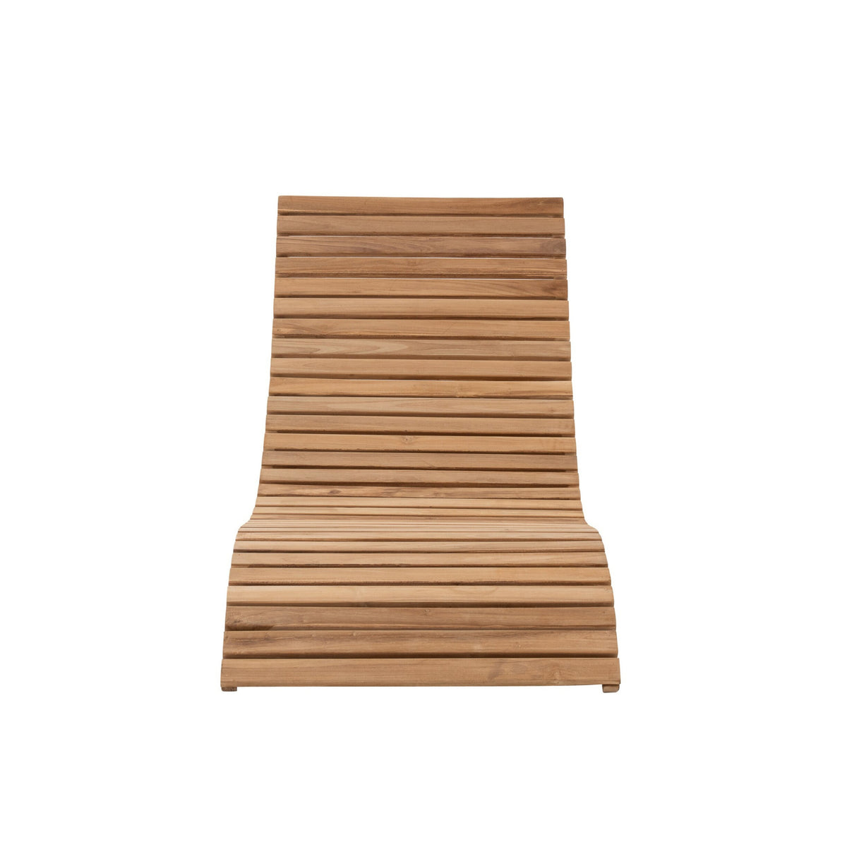 Tumbona de madera de teca natural J-Line
