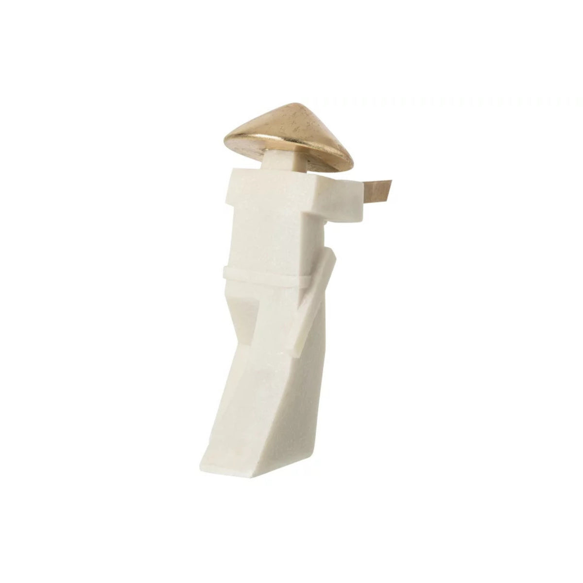 Figura de Artes Marciales Resina Blanca/Dorado J-Line