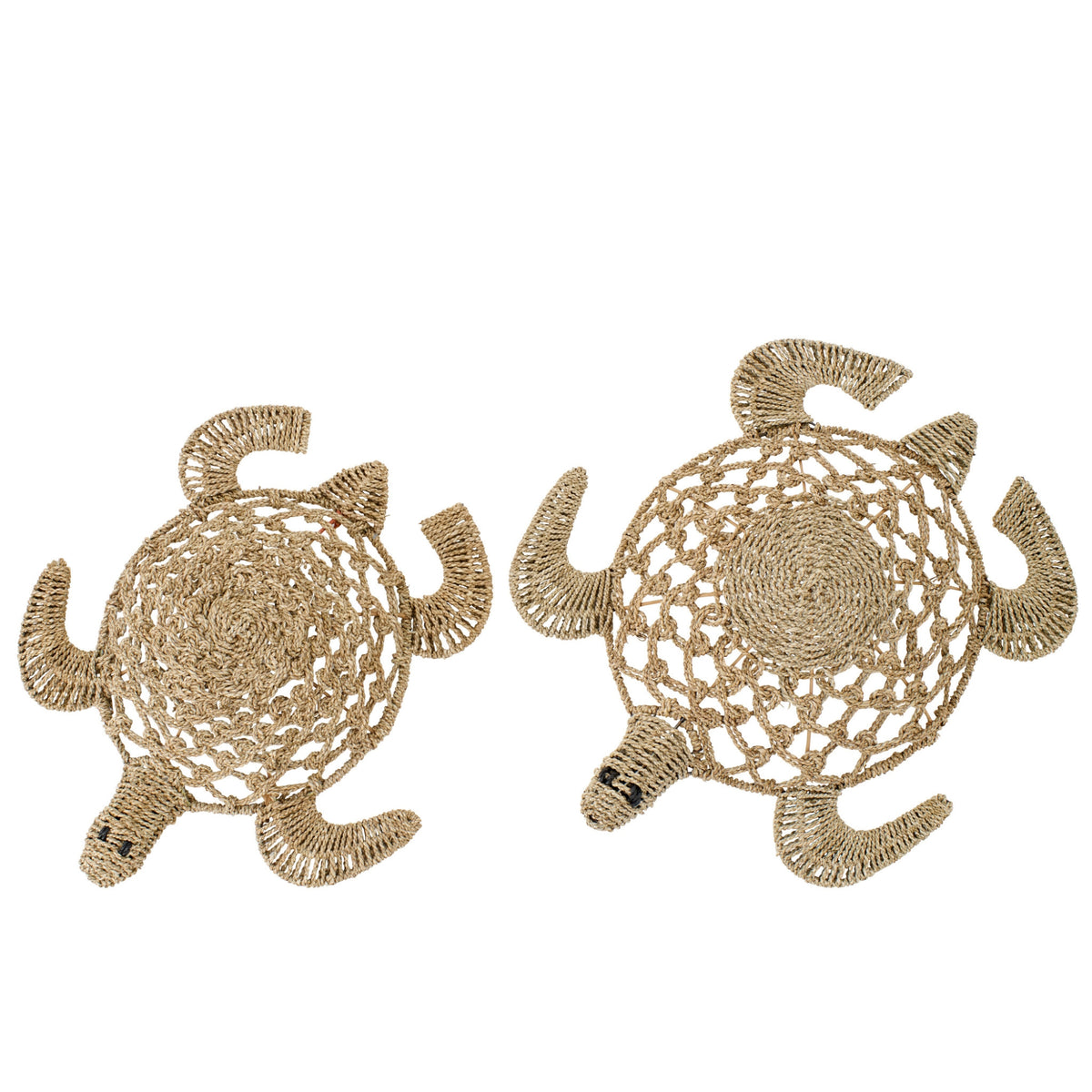 Set de 2 objetos de pared Tortuga Hierba marina Natural J-Line