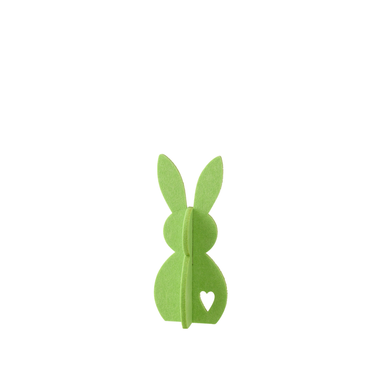 Decoración de Pascua Conejo Verde de Fieltro Set de 3 J-Line