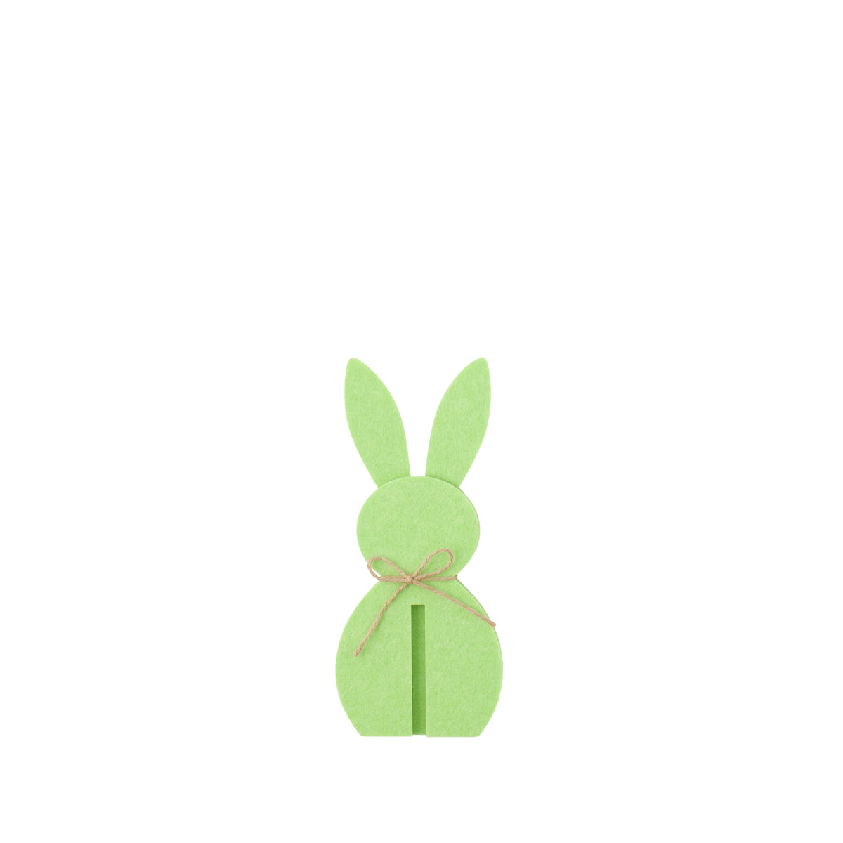 Decoración de Pascua Conejo Verde de Fieltro Set de 3 J-Line