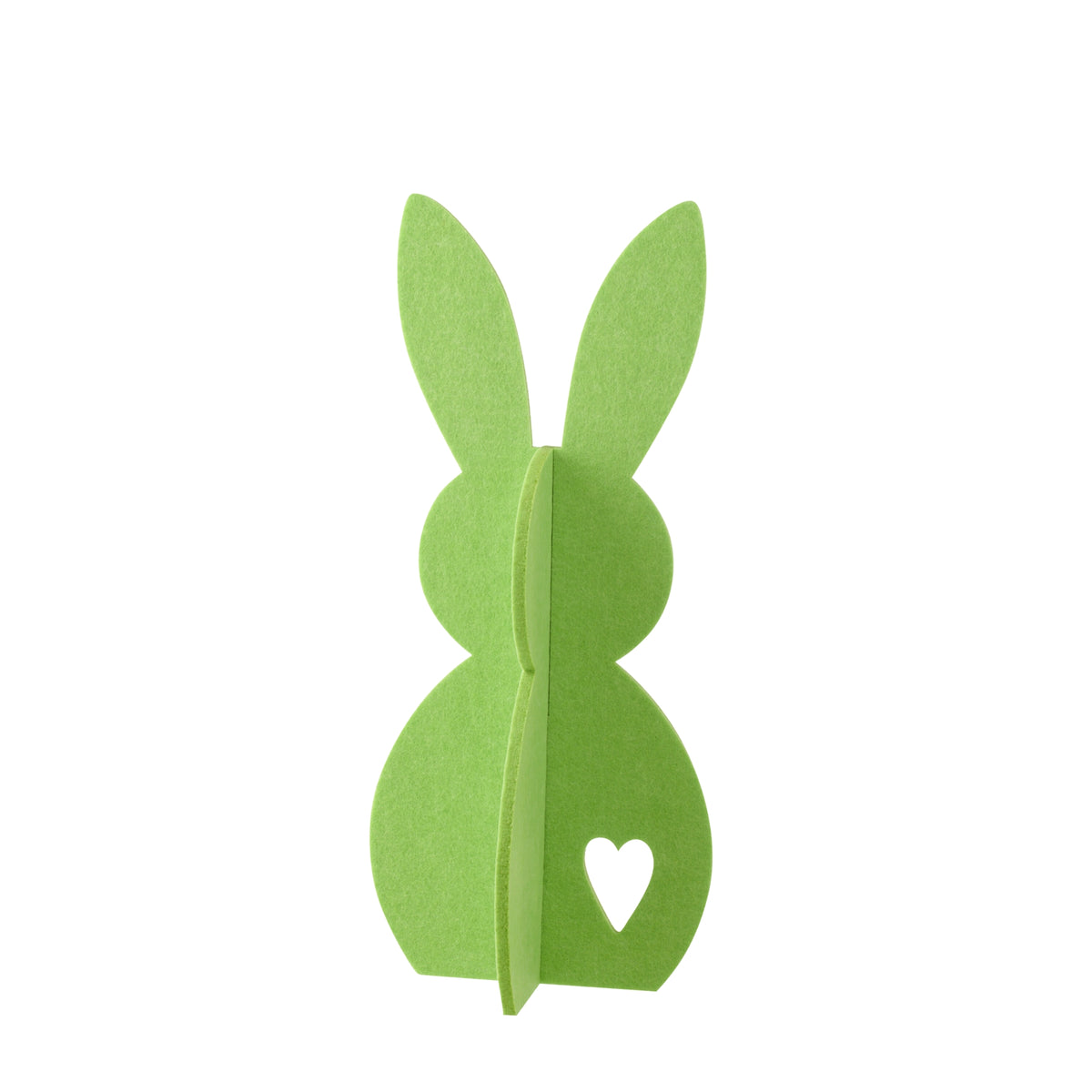 Decoración de Pascua Conejo Verde de Fieltro Set de 3 J-Line