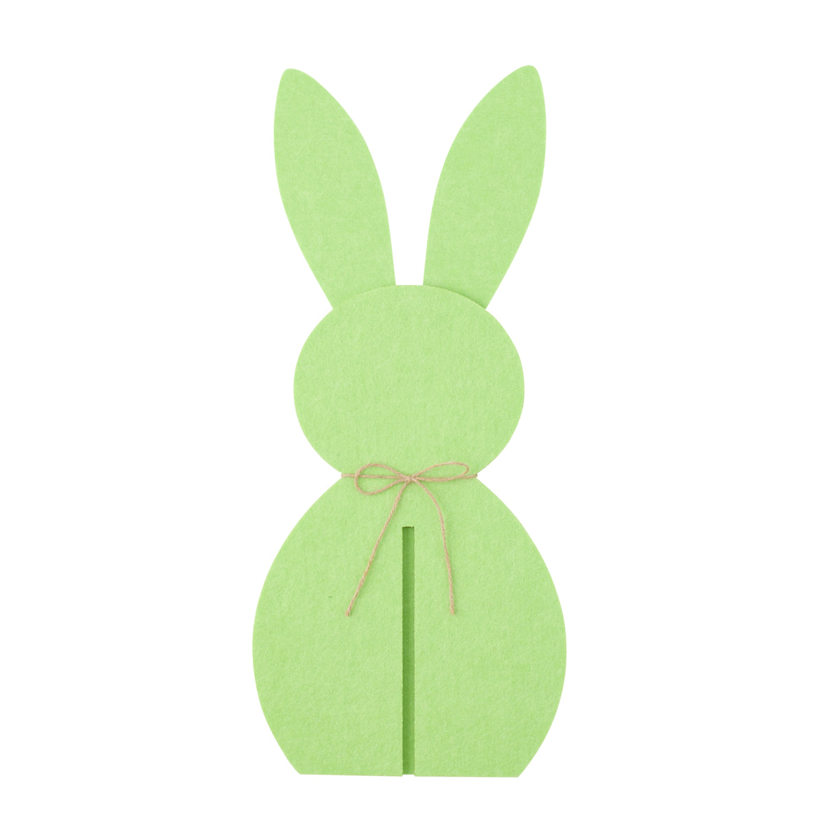 Decoración de Pascua Conejo Verde de Fieltro Set de 3 J-Line