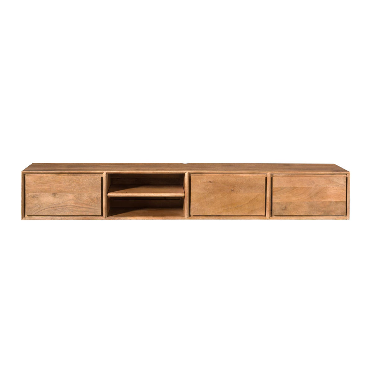Mueble de TV suspendido Ambiance Madera de Mango Natural 200cm Starfurn