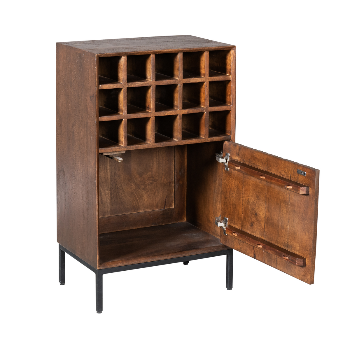 Vinoteca Madison Madera de Mango Marrón 55cm Starfurn