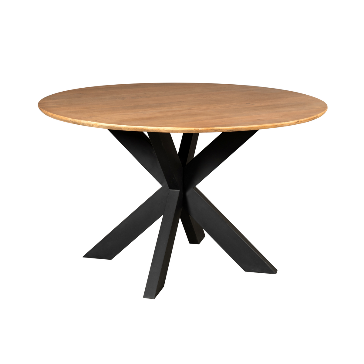 Mesa de comedor Madison Madera de mango Natural Redonda 110cm Starfurn