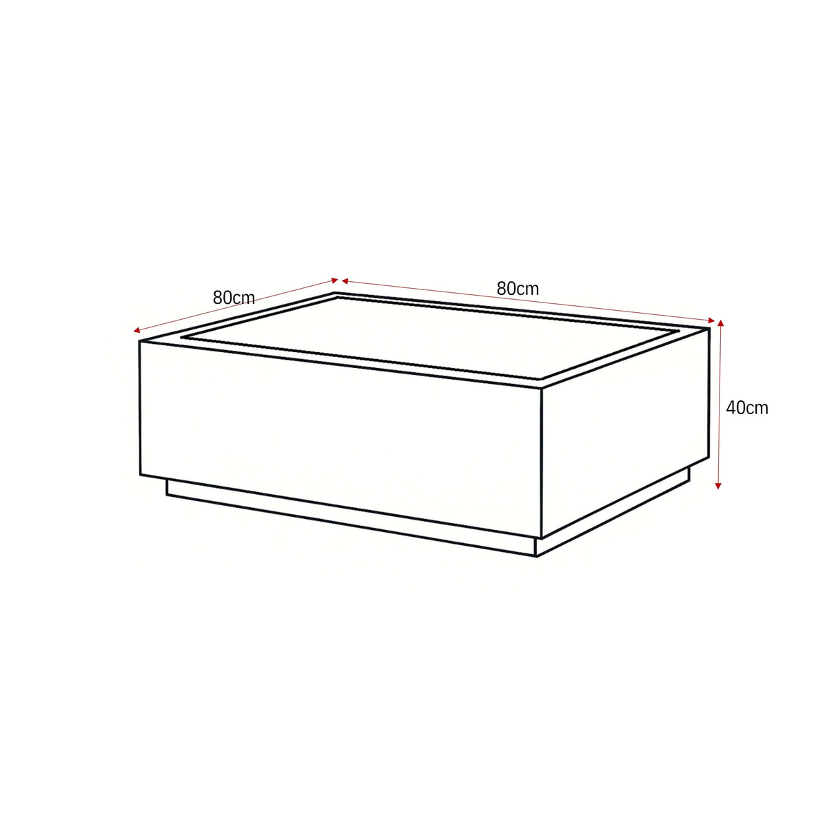 Mesa de centro Nuvé Botticino Mármol Natural 100cm Starfurn