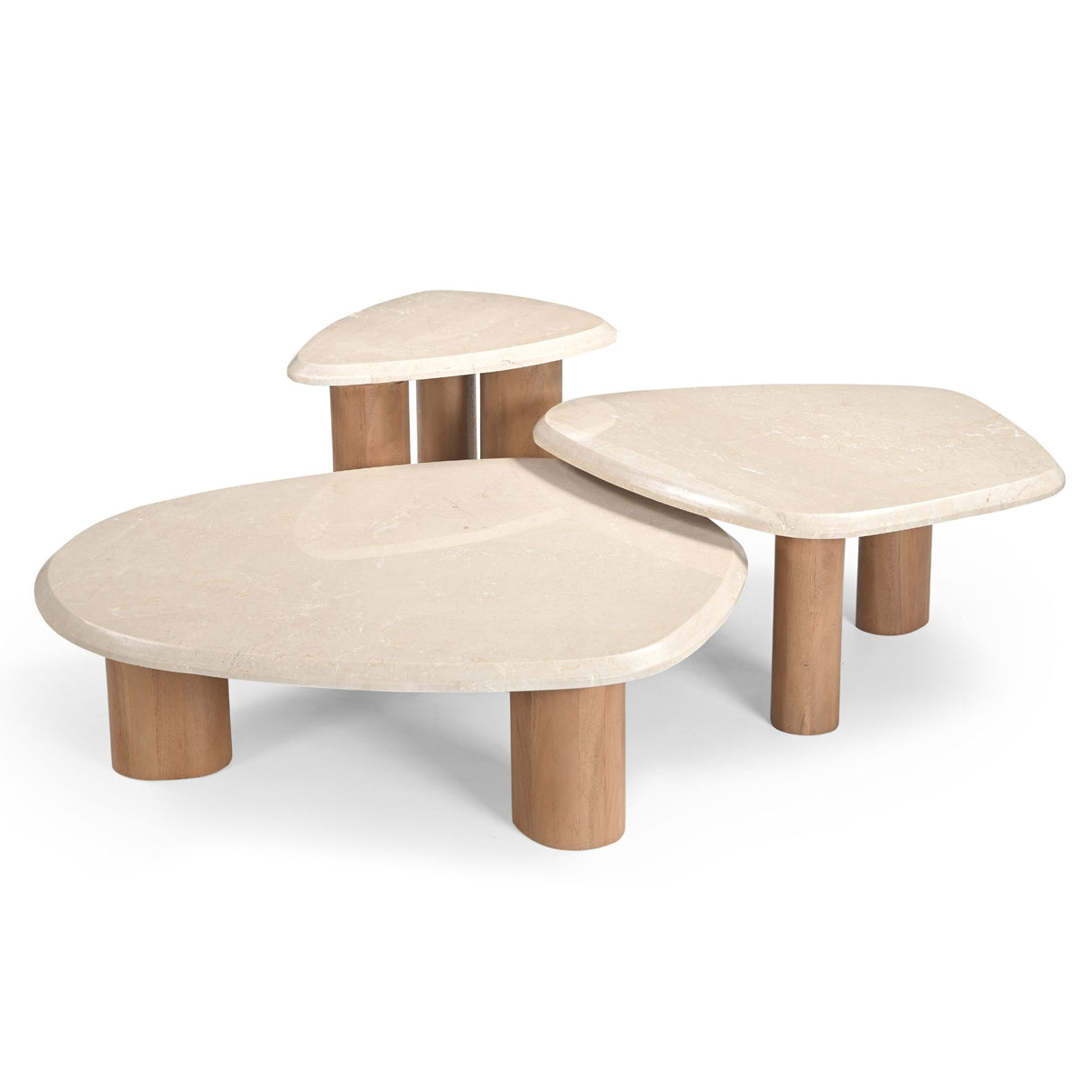 Mesa de centro Nuvé Botticino Mármol Natural 100cm Starfurn