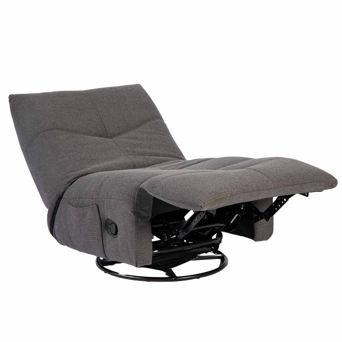Sillón relax Lazy Tela Gris oscuro Starfurn