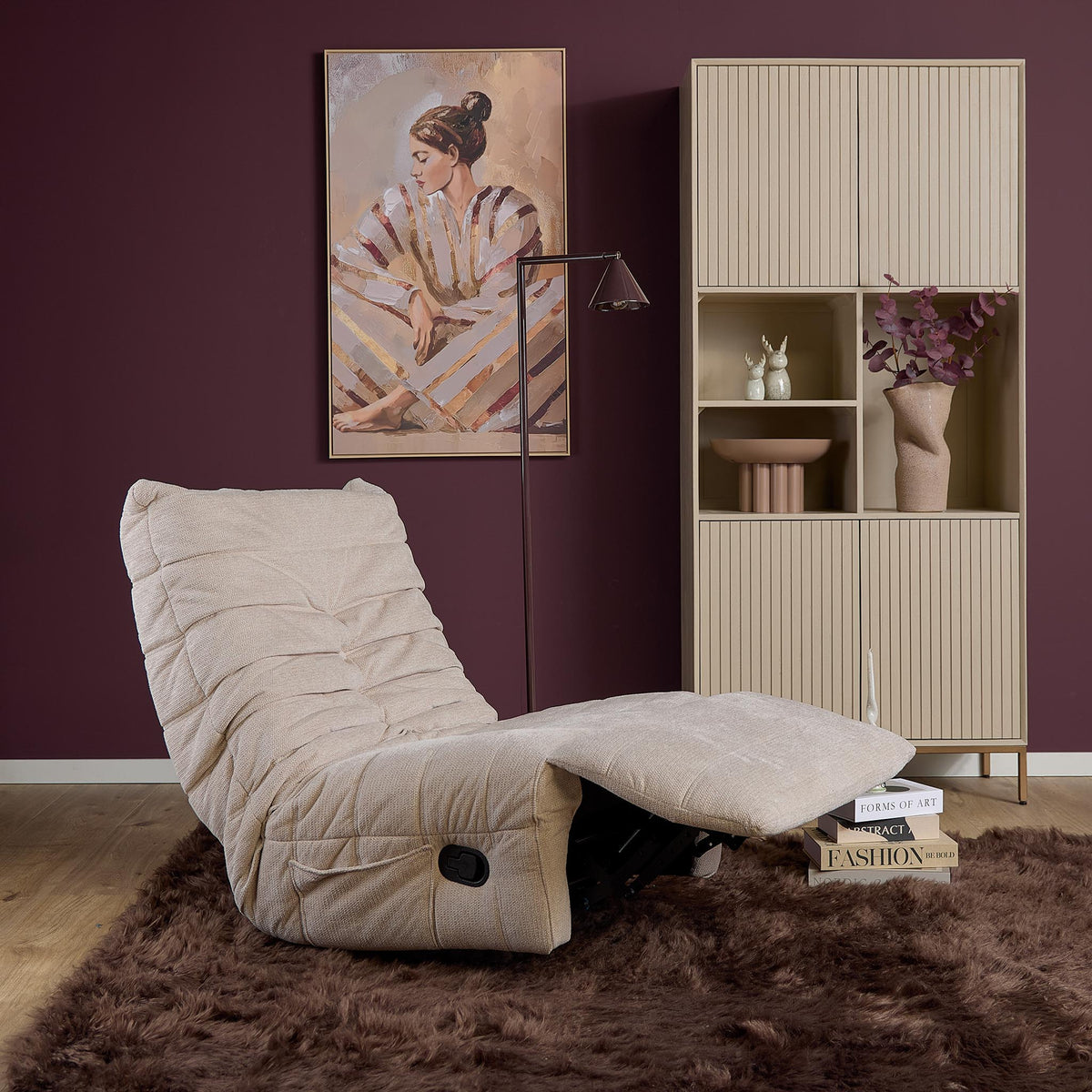Sillón relax Zen Tela Beige Starfurn