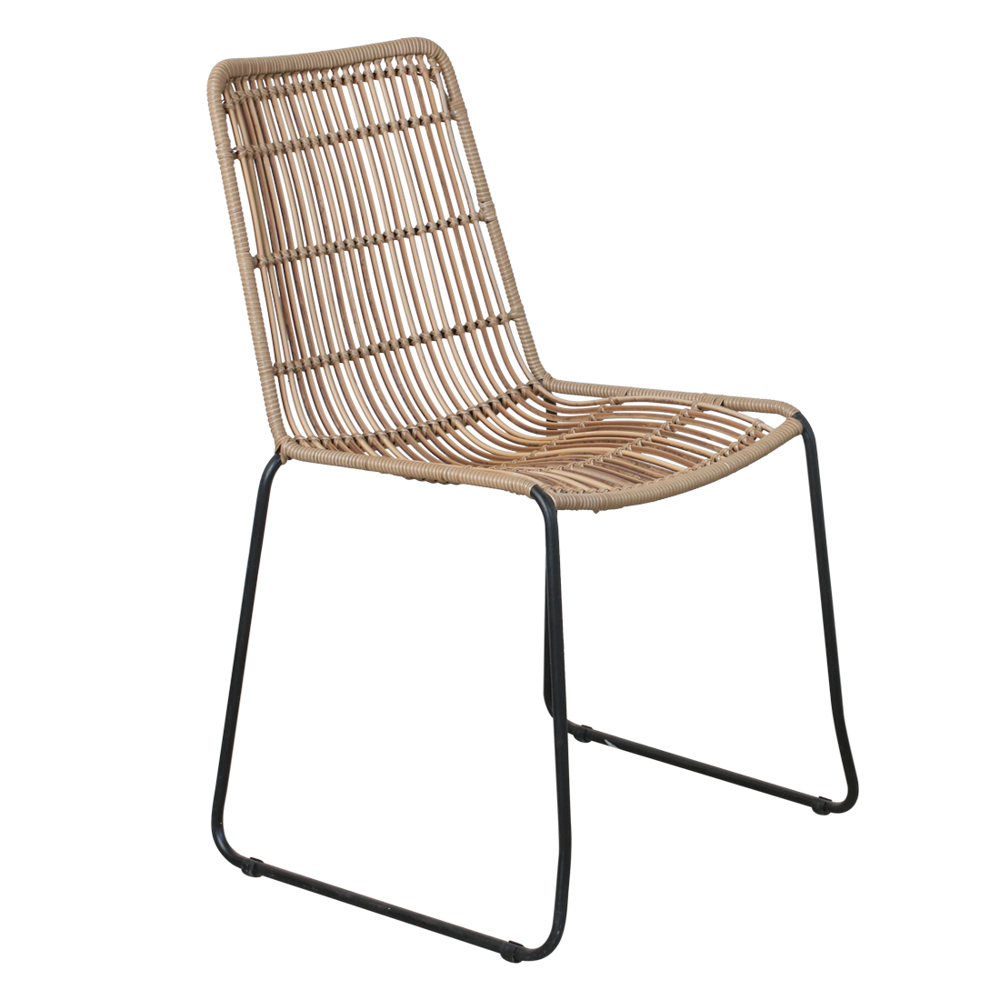 Silla de terraza Jane Natural Set de 2 Raw Materials