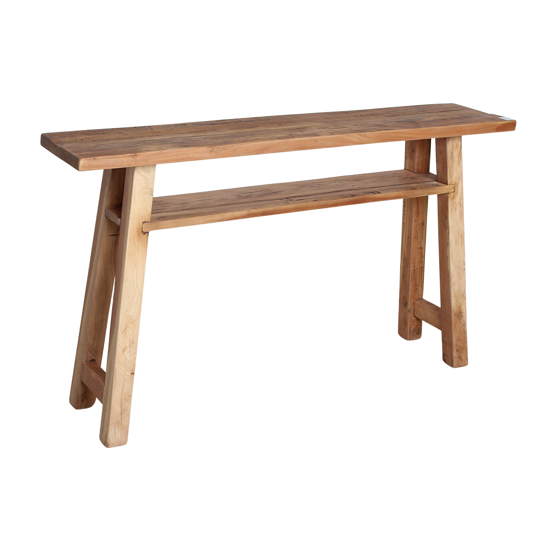 Farmwood mesa de pared/mesa auxiliar grande - madera reciclada FSC