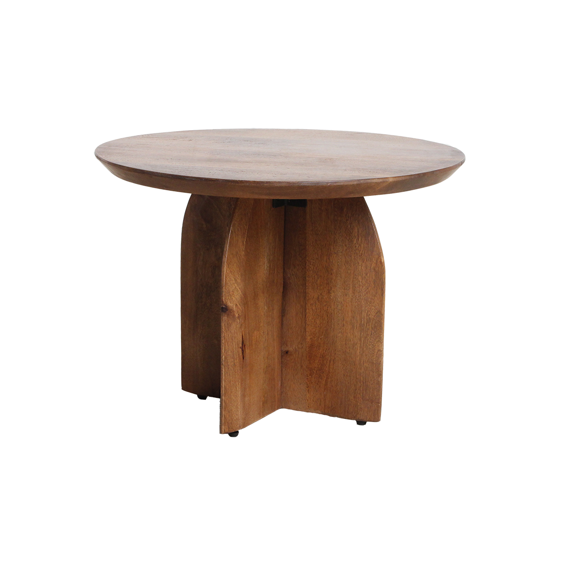 Mesa auxiliar de borde redondeado de 55 cm Raw Materials