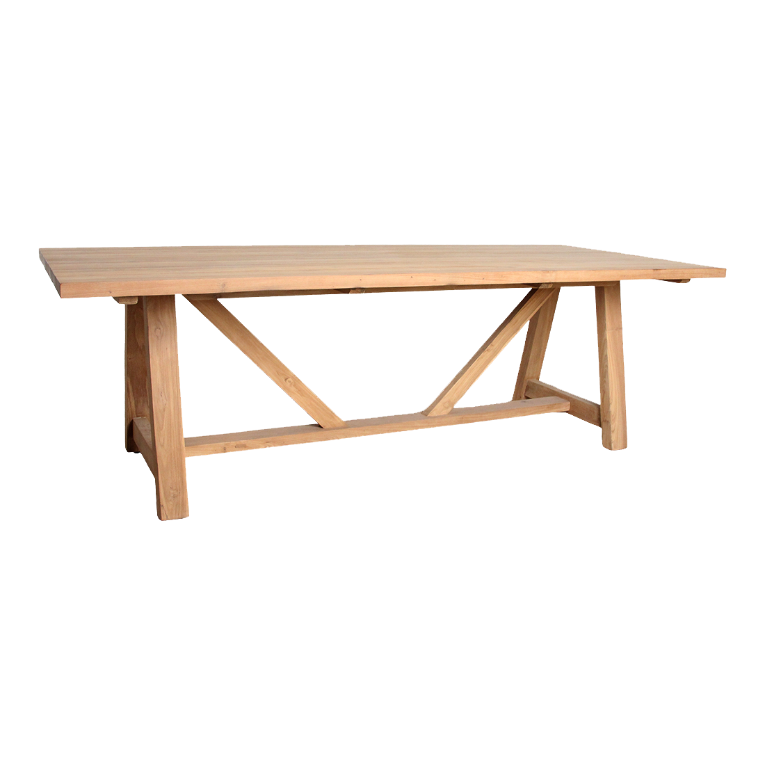Mesa de jardín Soleado 240 cm Madera de teca FSC reciclada Raw Materials