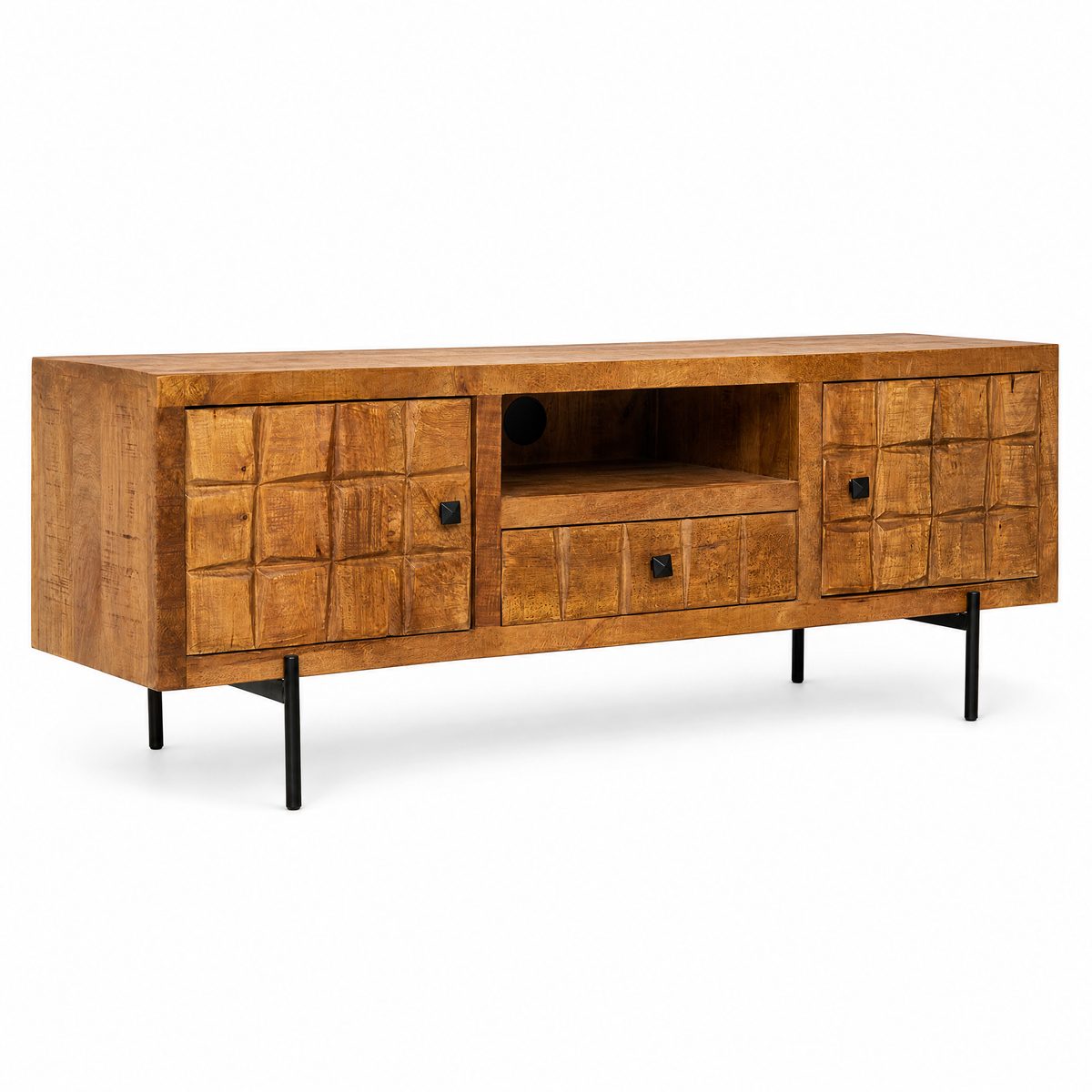 Mueble de TV Brandy Madera de Mango 150cm Starfurn
