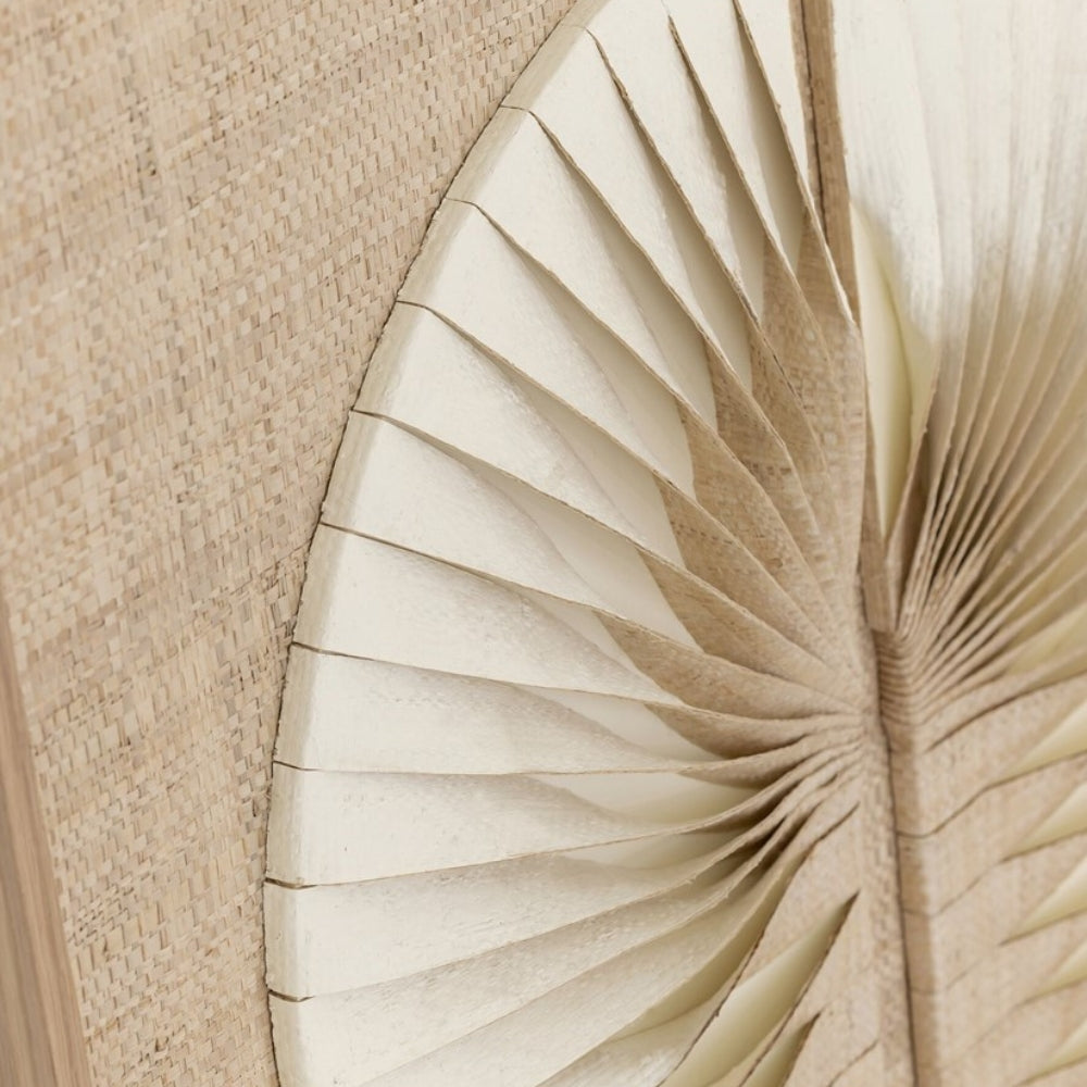 MUST Living Panel de pared Bow Eco Art Palma tejida