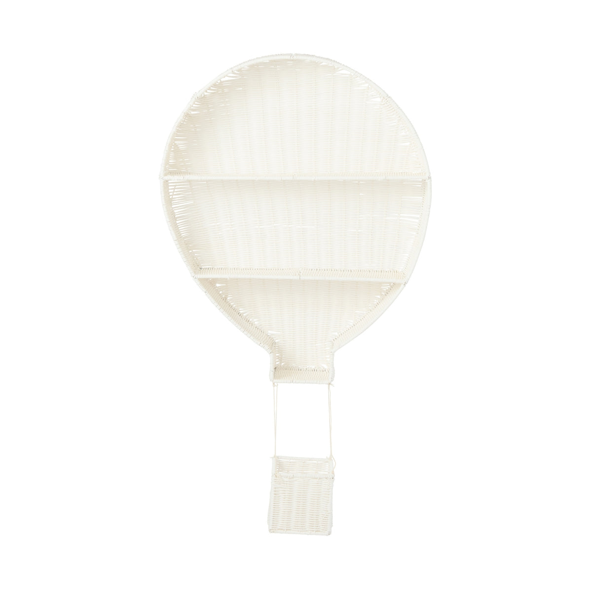 Estante de pared Globo aerostático Plástico Blanco J-Line
