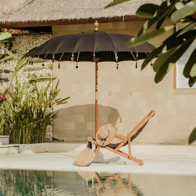 Bali Parasol - Zwart - 250cm - Parasol - Todo Bien - livinglovely.nl