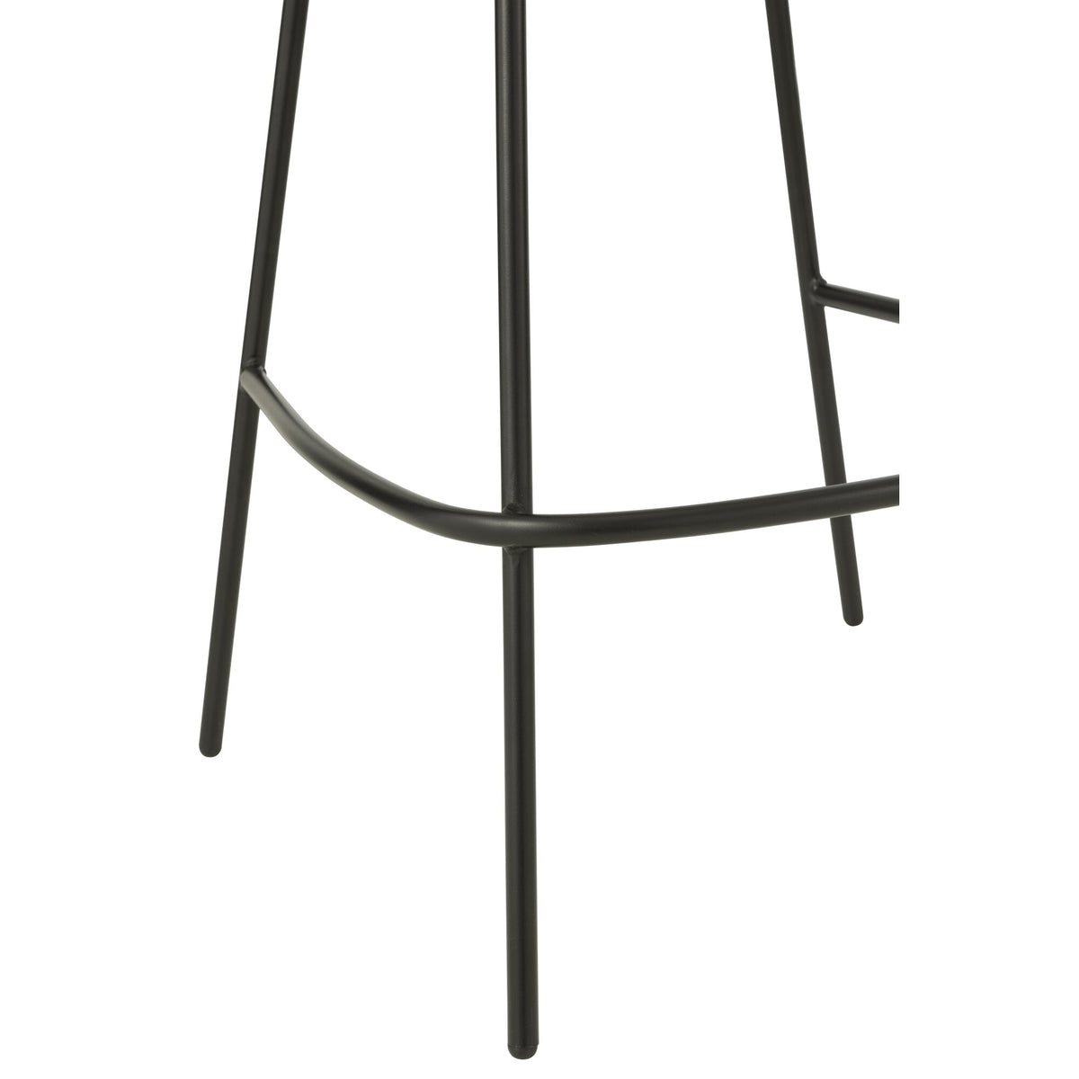 Taburete de bar de hierro beige/negro - J-Line