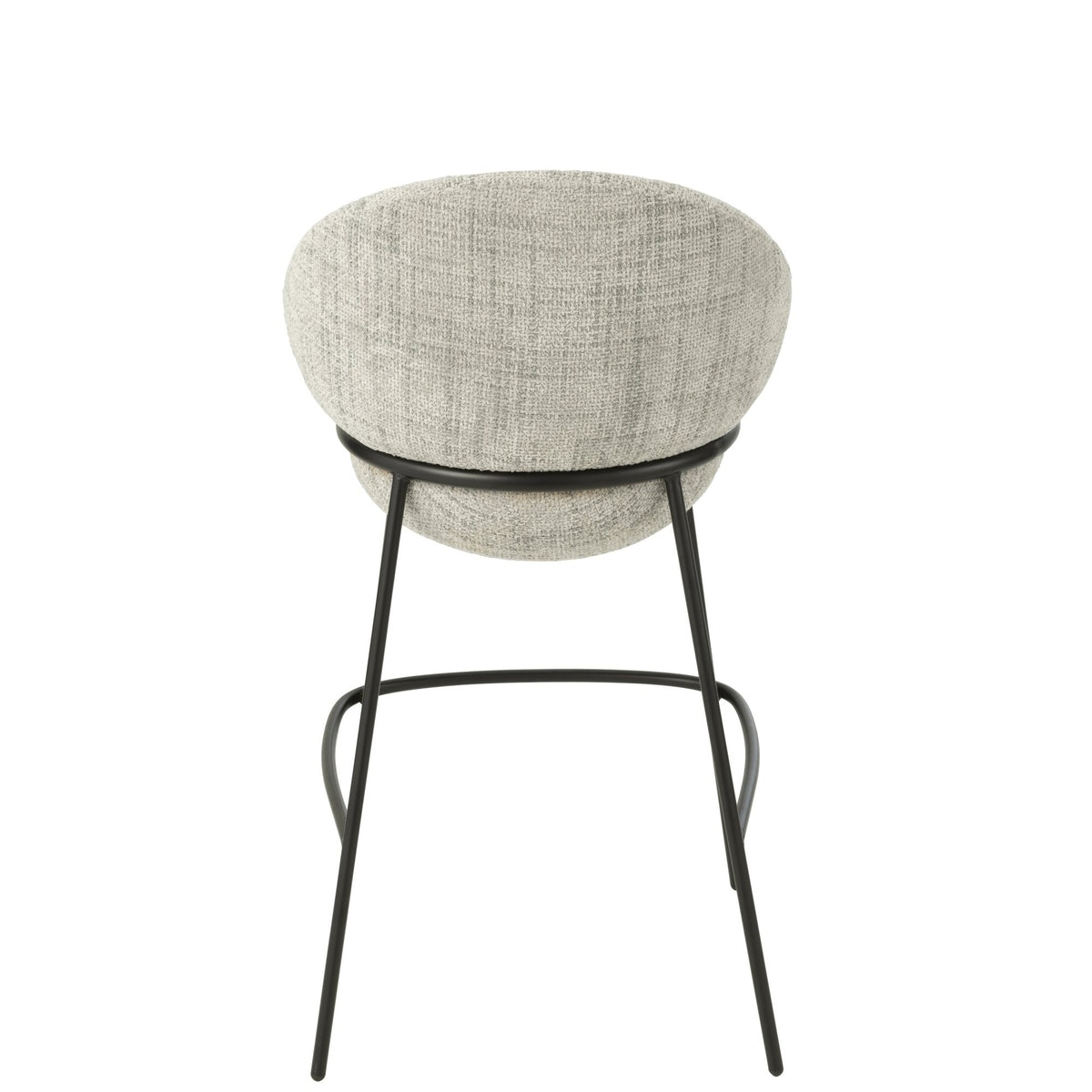 Taburete de bar de hierro gris/negro - J-Line