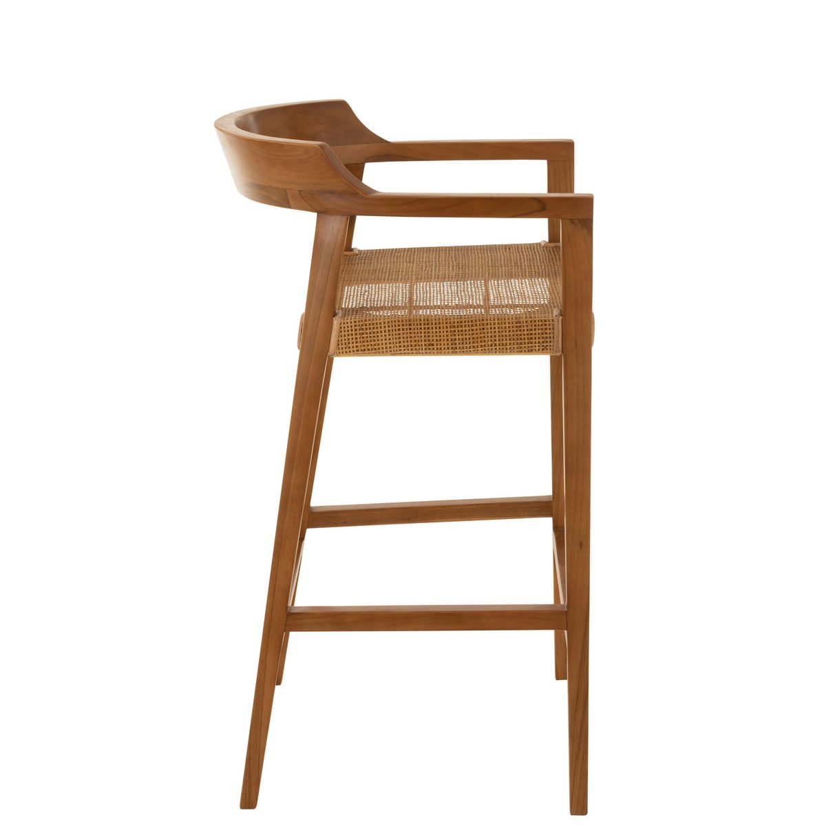 Taburete de bar Emma Madera de teca Marrón J-Line