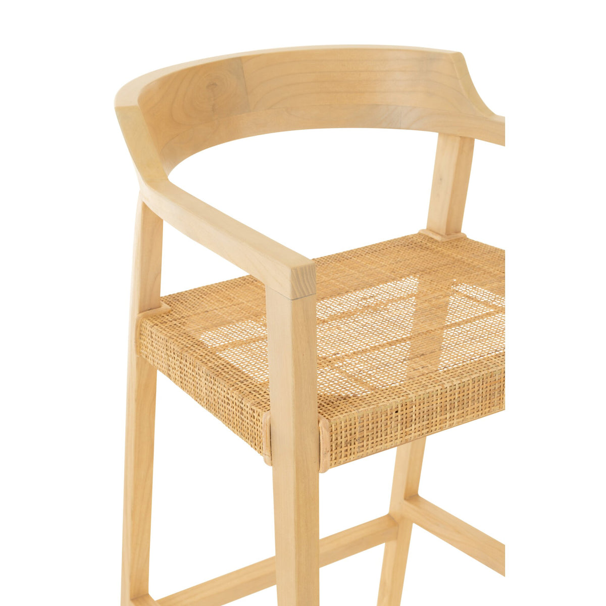 Taburete de bar Emma Teak Natural J-Line