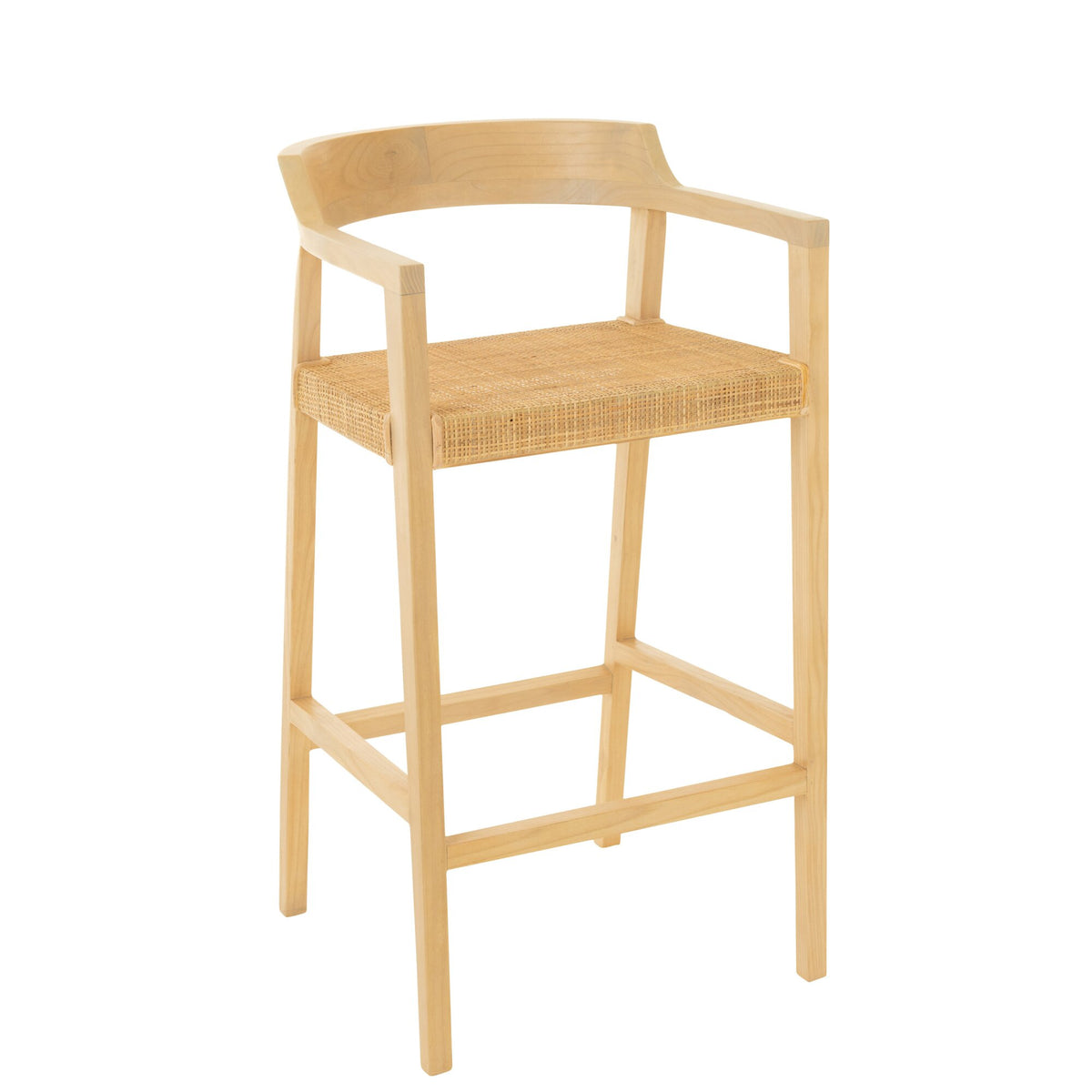 Taburete de bar Emma Teak Natural J-Line