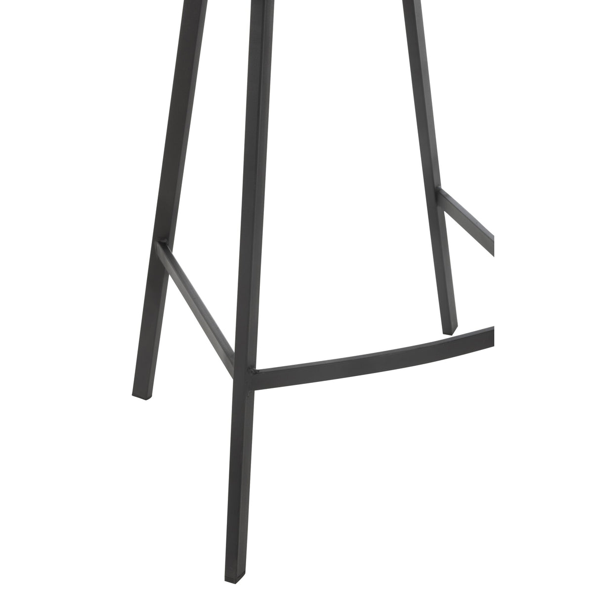 Taburete de bar Kent Metal/Poliéster Marrón J-Line