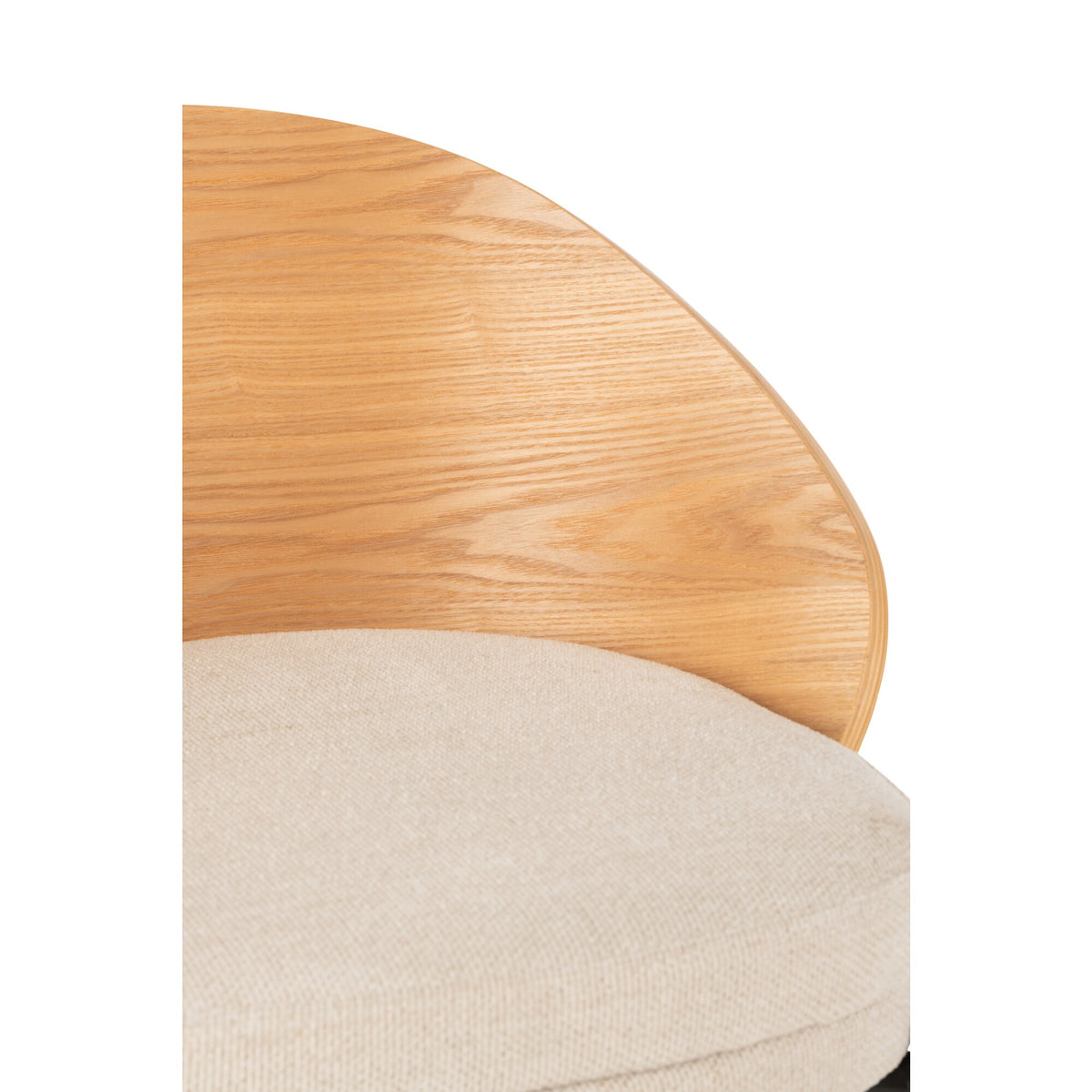 Taburete de bar Lone Multiplex/Metal Natural/Beige J-Line