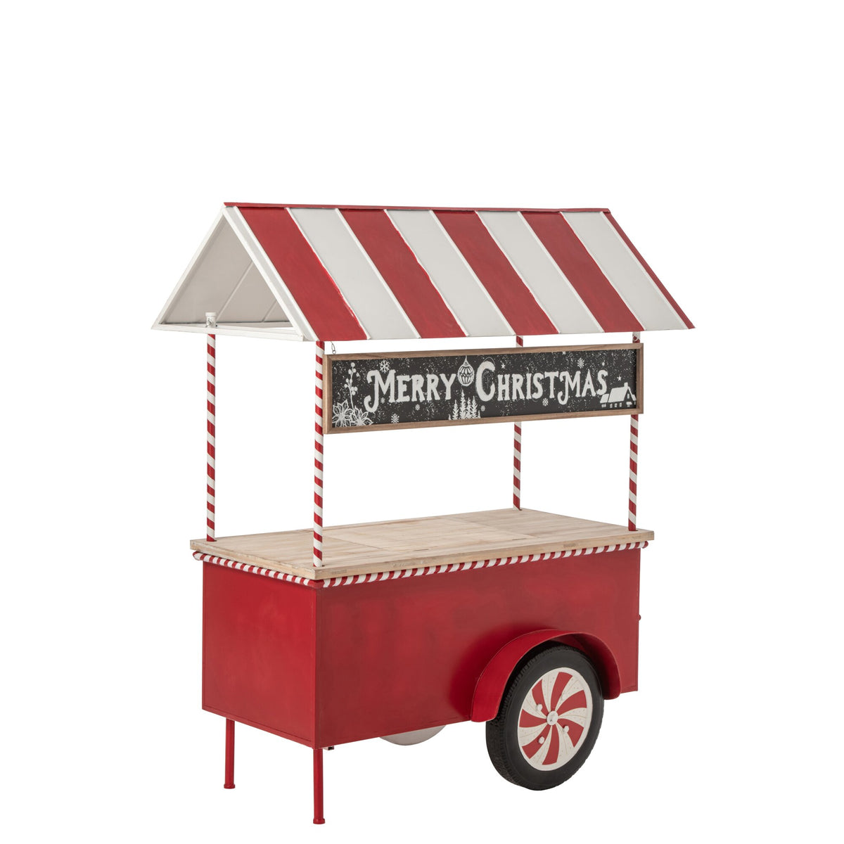 Buffet Kiosco Metal Rojo/Blanco J-Line