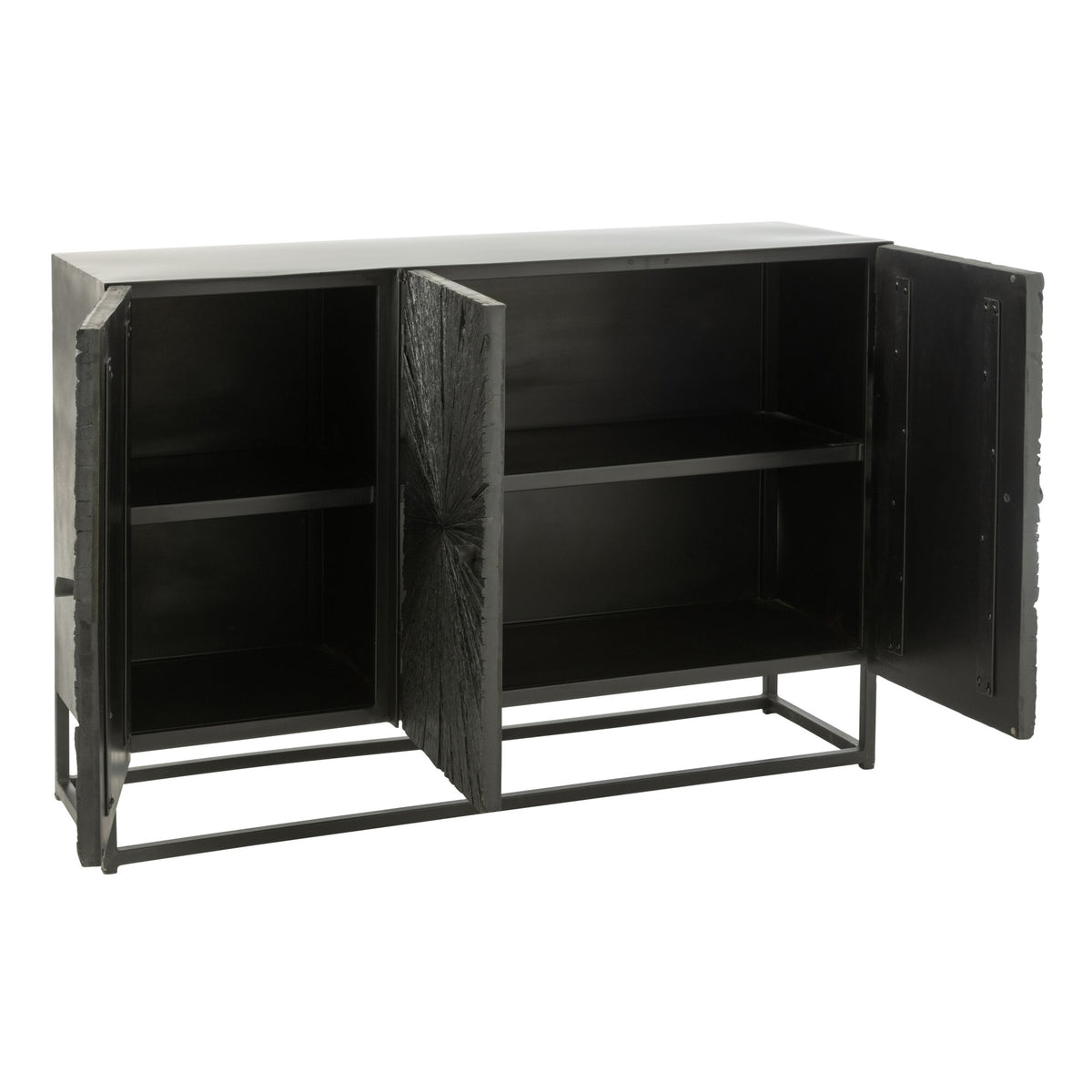 Aparador Shanil Madera/Hierro Negro J-Line