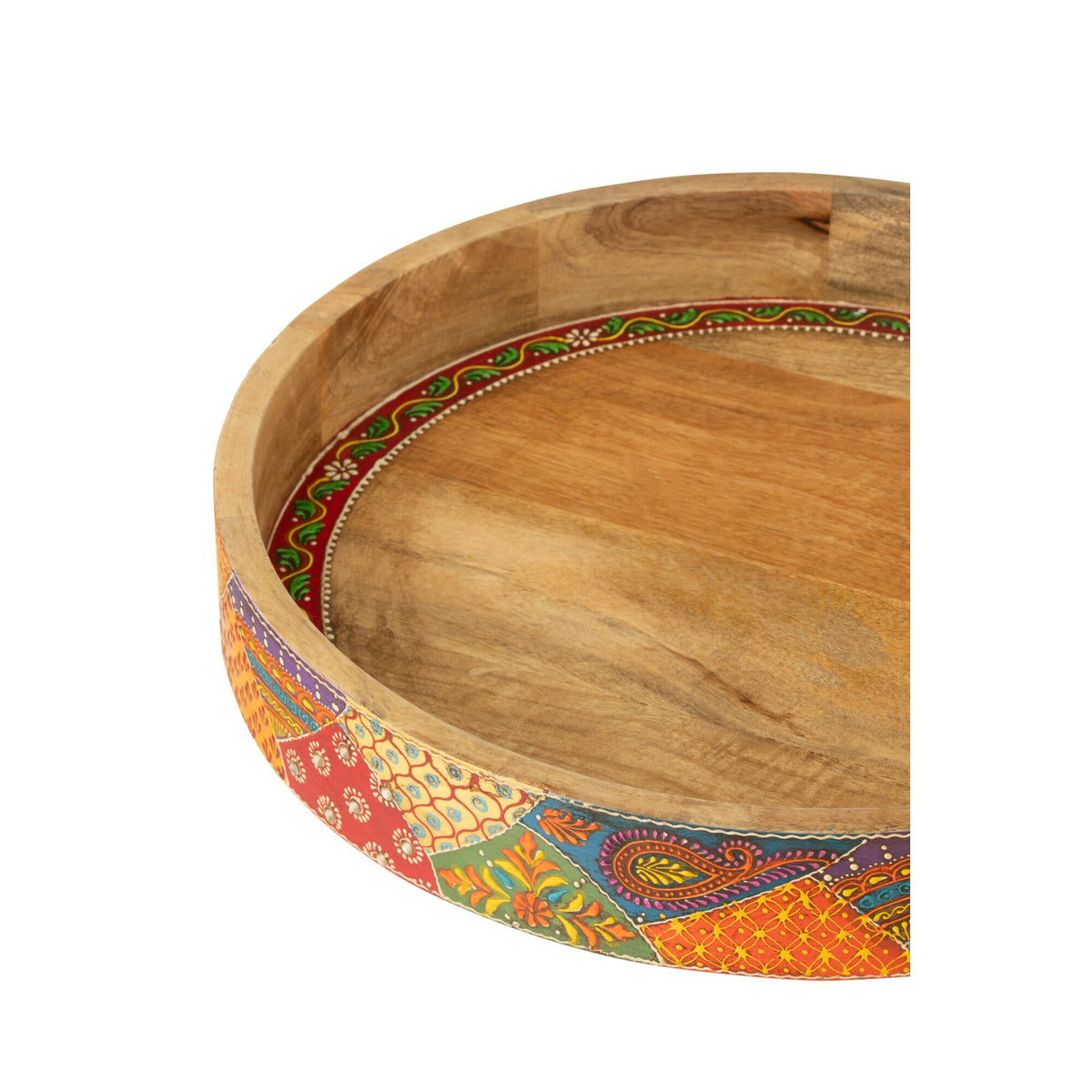 Set de 2 bandejas Delhi de madera de mango J-Line