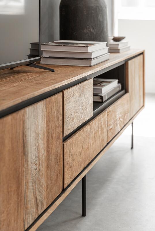 DTP Home TV Meubel Metropole Extra Large 235cm - TV meubel - DTP Home - livinglovely.nl