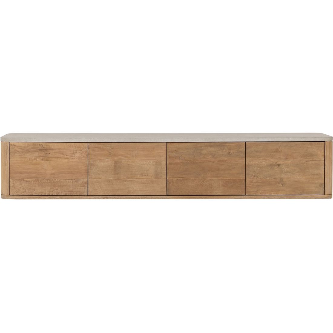 Mueble de TV DTP Home Nova Large con tapa de travertino