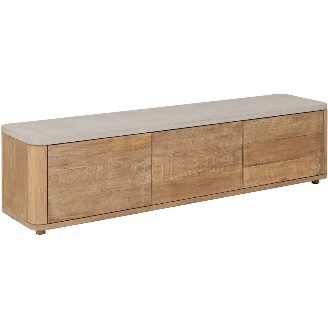 DTP Home Mueble de TV Nova Mediano con Encimera de Travertino