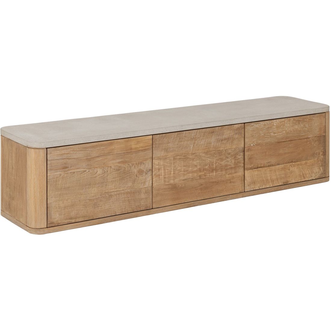 DTP Home Mueble de TV Nova Mediano con Encimera de Travertino