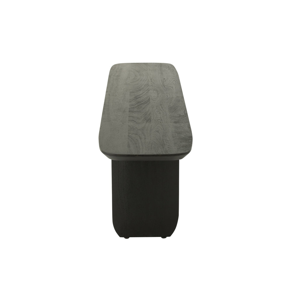 Banco de comedor de madera de acacia negro 190 cm J-Line