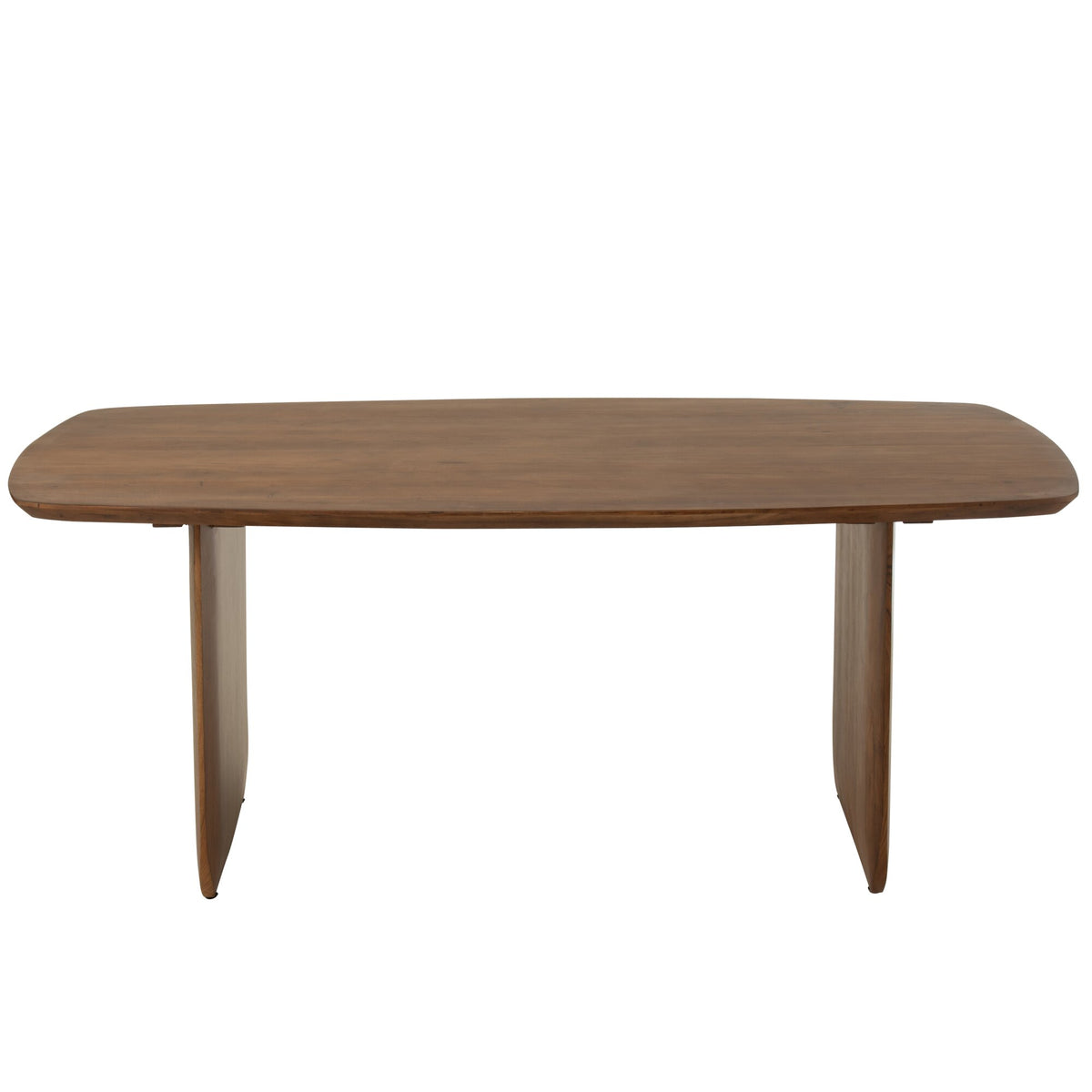 Mesa de comedor de madera de acacia marrón 190 cm J-Line