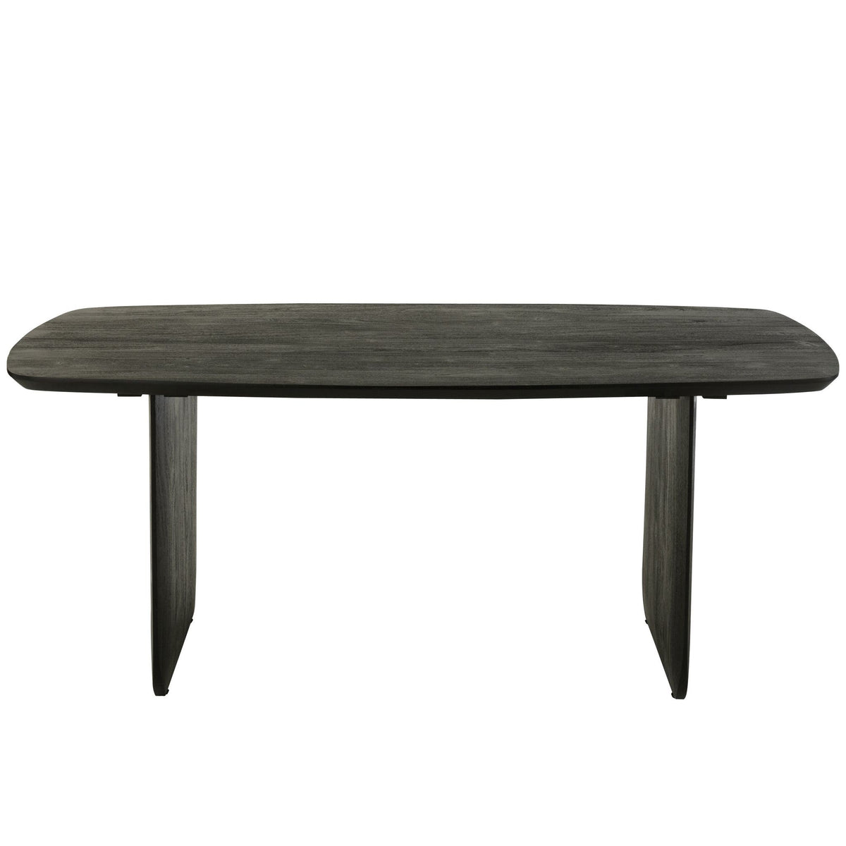 Mesa de comedor de madera de acacia negra 190x100 cm J-Line