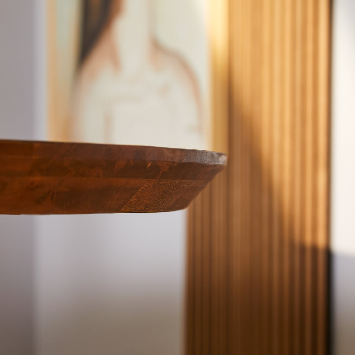 Ovale eettafel Brandy van Starfurn met massief mangohouten blad