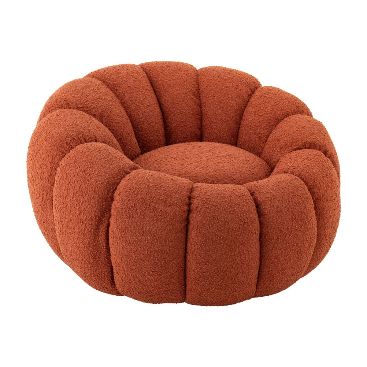 Sillón Flower Espuma Marrón Óxido J-Line